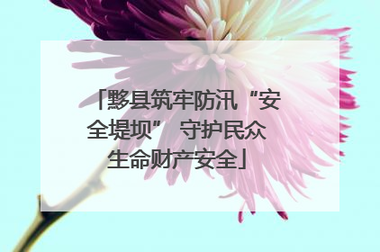 黟县筑牢防汛“安全堤坝” 守护民众生命财产安全