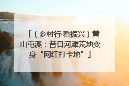 （乡村行·看振兴）黄山屯溪：昔日河滩荒地变身“网红打卡地”