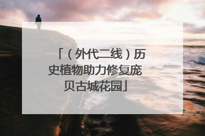 （外代二线）历史植物助力修复庞贝古城花园