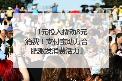 1元投入撬动8元消费！支付宝助力合肥激发消费活力