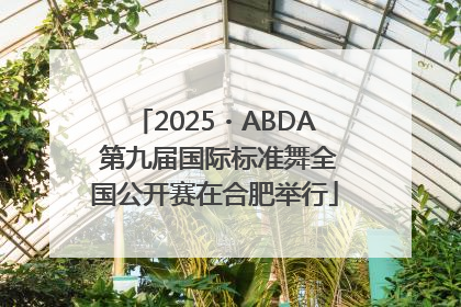 2025・ABDA 第九届国际标准舞全国公开赛在合肥举行