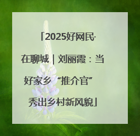 2025好网民·在聊城｜刘丽霞：当好家乡“推介官” 秀出乡村新风貌