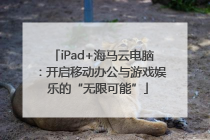 iPad+海马云电脑：开启移动办公与游戏娱乐的“无限可能”